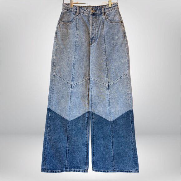 ROLLAS Studio Flare Chevron Jean - Picture 2 of 4